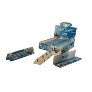 Diamond leaf rullpapper king size slim blueberry