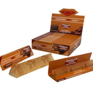 diamond leaf rollingpapers chocolate