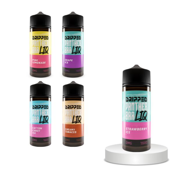 DRIPPED - Panther Bar Liq E-juice 100/120ml 28 smaker