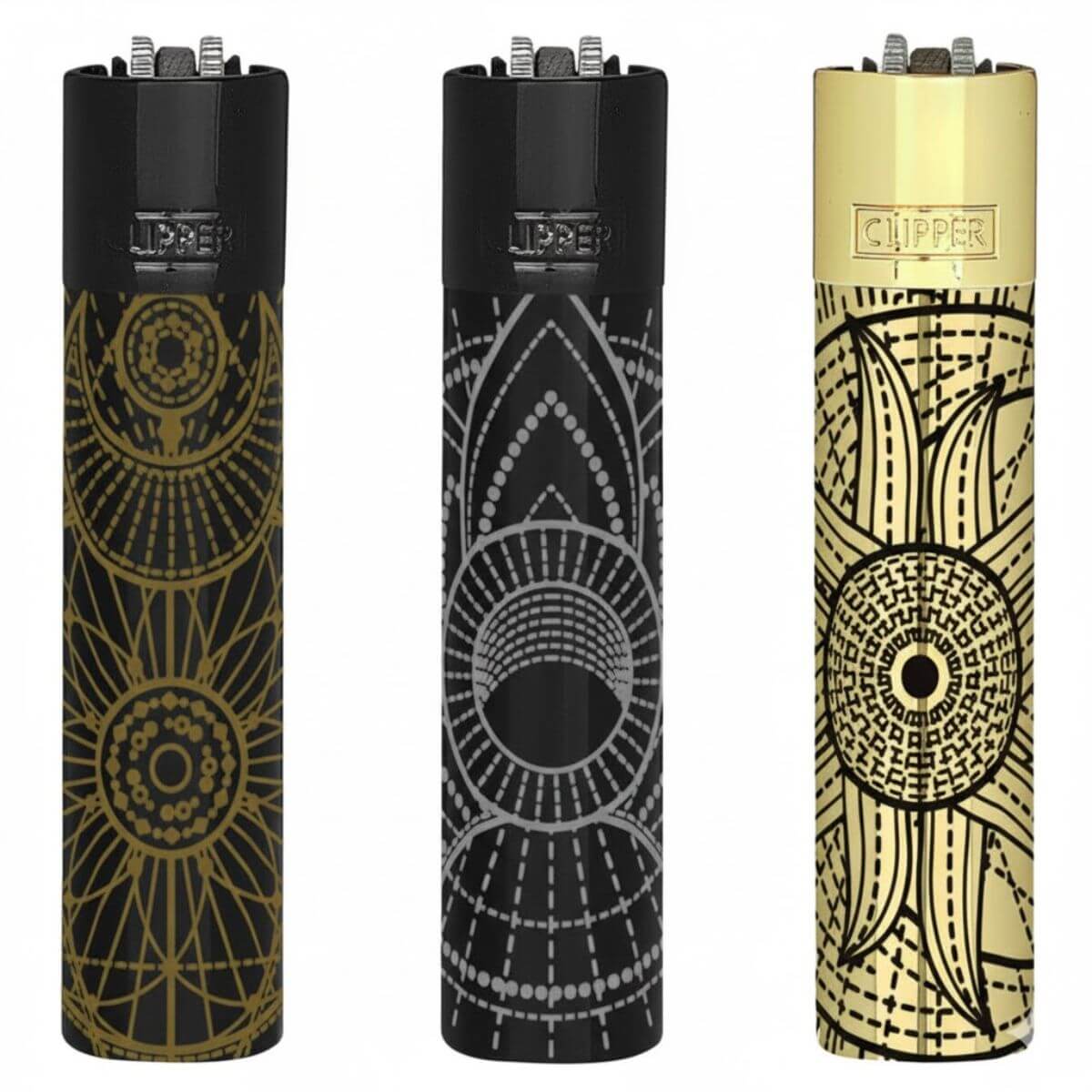 Clipper Metal Lighters Mystical Shine - Three Colors