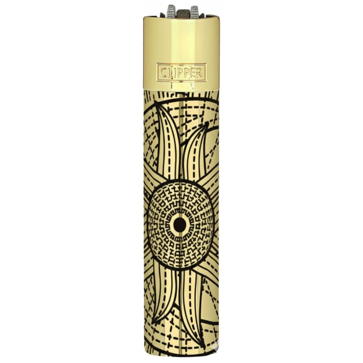 Clipper-Metal-Lighters-Mystical-Shine Gold