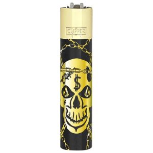 Clipper Metal Lighter Gold