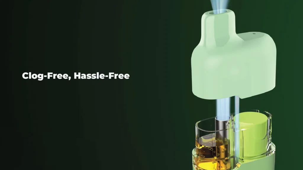 CCELL Mini Tank All-in-One Black 1ml öppnad